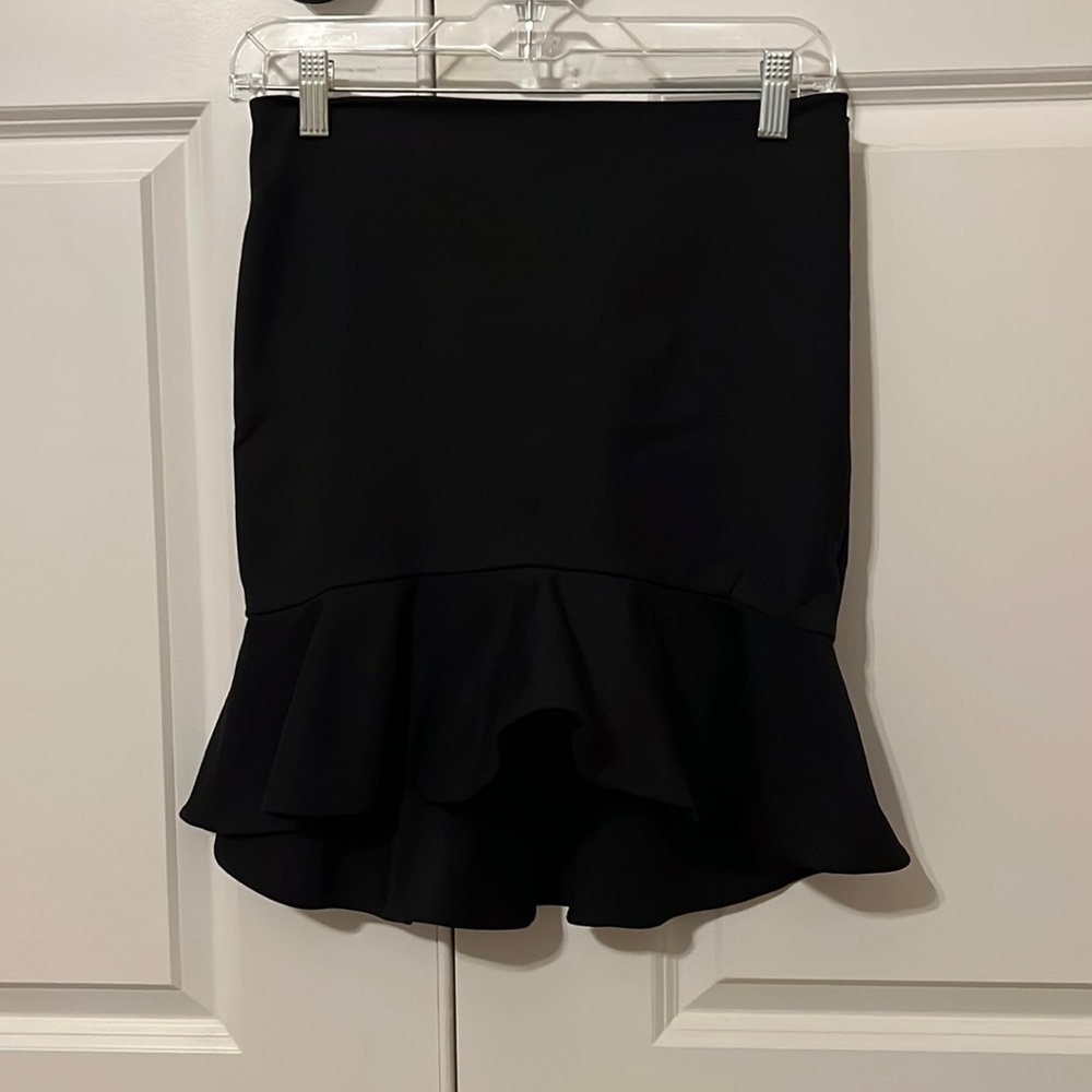 Black mini Zara skirt